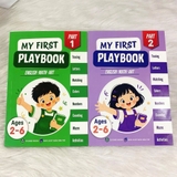 Sách - Bộ 2 cuốn Tư duy Tiền Tiểu Học MY FIRST PLAYBOOK part 1 + part 2