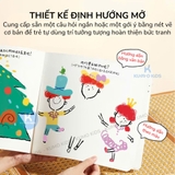 Sách Vẽ Sáng Tạo Cho Bé Mideer Inspire Blank Sketchbook Sách Tô Màu DIY Phát Triển Trí Tưởng Tượng 3 Tuổi+