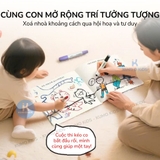 Sách Vẽ Sáng Tạo Cho Bé Mideer Inspire Blank Sketchbook Sách Tô Màu DIY Phát Triển Trí Tưởng Tượng 3 Tuổi+