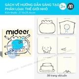 Sách Vẽ Sáng Tạo Cho Bé Mideer Inspire Blank Sketchbook Sách Tô Màu DIY Phát Triển Trí Tưởng Tượng 3 Tuổi+