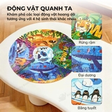 Ghép Hình Cho Bé 150 Mảnh Mideer Round Puzzle Đồ Chơi Trí Tuệ Puzzle Hình Tròn 5 Tuổi+