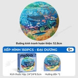 Ghép Hình Cho Bé 150 Mảnh Mideer Round Puzzle Đồ Chơi Trí Tuệ Puzzle Hình Tròn 5 Tuổi+