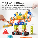 Bộ Lắp Ráp Ốc Vít Mideer Đồ Chơi Máy Vặn Vít Điện DIY Mô Hình 3D Cho Bé 6 Tuổi+