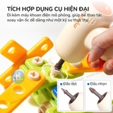 Bộ Lắp Ráp Ốc Vít Mideer Đồ Chơi Máy Vặn Vít Điện DIY Mô Hình 3D Cho Bé 6 Tuổi+