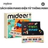 Sách Đàn Piano Điện Tử Thông Minh Mideer, Đồ Chơi Âm Nhạc Phím Màu Kèm 6 Bài Hát Và Giá Đỡ Bản Nhạc