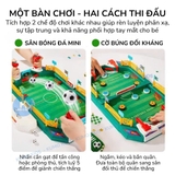 Sân Bóng Đá Mini 2 Trong 1 Mideer, Bàn Bóng Đá Đối Kháng Pinball Trò Chơi 2 Người Cho Bé 3 Tuổi+