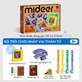 Đồ Chơi Thám Tử Cho Bé Mideer Catch the Culprit Fox, Trò Chơi Truy Tìm Nghi Phạm Rèn Quan Sát Phản Xạ Từ 3 Tuổi