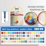 Màu dạ nước Acrylic Markers Mideer, bút màu nước dạng lỏng Mideer Straight Liquid Acrylic Marker