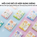 Thẻ học thông minh Flashcard mini song ngữ Anh Việt nhiều chủ đề cho bé - Thẻ học thông minh Lalala baby