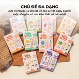 Thẻ học thông minh Flashcard mini song ngữ Anh Việt nhiều chủ đề cho bé - Thẻ học thông minh Lalala baby