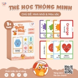 Thẻ học thông minh Flashcard mini song ngữ Anh Việt nhiều chủ đề cho bé - Thẻ học thông minh Lalala baby