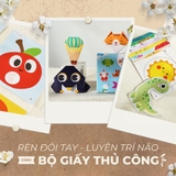 Bộ đồ chơi thủ công đa kỹ năng luyện vận động tinh theo phương pháp Montessori Tay khéo não tinh Lalala Baby