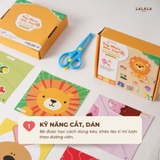 Bộ đồ chơi thủ công đa kỹ năng luyện vận động tinh theo phương pháp Montessori Tay khéo não tinh Lalala Baby