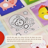 Bộ đồ chơi thủ công đa kỹ năng luyện vận động tinh theo phương pháp Montessori Tay khéo não tinh Lalala Baby