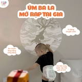 Máy Chiếu Kể Chuyện Cho Bé Lala Story Cinema - Đồ Chơi Âm Thanh Máy Chiếu Mini Kể Chuyện Song Ngữ Kèm Thẻ Sách Truyện