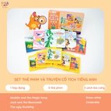 Máy Chiếu Kể Chuyện Cho Bé Lala Story Cinema - Đồ Chơi Âm Thanh Máy Chiếu Mini Kể Chuyện Song Ngữ Kèm Thẻ Sách Truyện