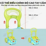 Xe đẩy tập đi có âm thanh kèm bảng đồ chơi montessori cho bé Goodway Music Baby Walker