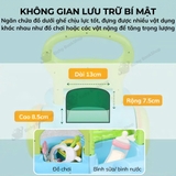 Xe đẩy tập đi có âm thanh kèm bảng đồ chơi montessori cho bé Goodway Music Baby Walker