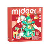xep-hinh-cay-thong-noel-kem-hop-nhac-va-den-mideer