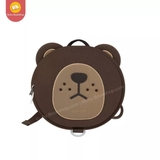 Balo mầm non chính hãng cao cấp Zoyzoii B32 Animal Series Safety Backpack cho bé đi học kèm dây đeo chống lạc