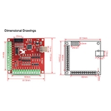 USB MACH3 CNC màu đỏ