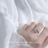 Nhẫn Cỏ 4 Lá - May Mắn - An Yên - Tự Tại