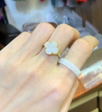 Nhẫn Cỏ 4 lá may mắn