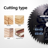Lưỡi cưa gỗ hợp kim TCT  Nakamura 165mm*50T.
