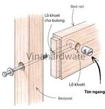 BULONG LỤC GIÁC CHÌM ĐẦU DẸT