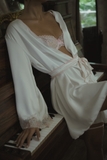 Áo choàng Lilas Bloom Kimono