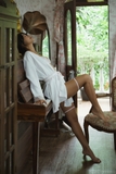 Áo choàng Lilas Bloom Kimono