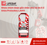 Khóa nhóm được gắn nhãn cho tối đa 5 ổ khóa Prolockey LAH11