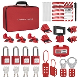 Bộ LOTO Điện PROLOCKEY LK-7131R: Khóa Cách Ly Nguồn An Toàn Tiêu Chuẩn OSHA