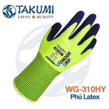 Găng tay bảo hộ lao động phủ latex WG-310HY bám dính, linh hoạt