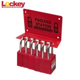 Giá đỡ ổ khóa treo tường chứa 5 ổ khóa LOCKEY PLS01