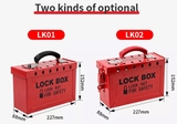 Hộp khóa nhóm di động bằng thép 12 lỗ khóa LOCKEY LK01