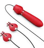 Chày Rung Kèm Kẹp Vú 2 Trong 1