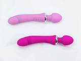 Máy Massage Điểm G Double End Rung 2 Đầu Ấm Nóng Pin Sạc