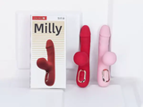 Dương Vật Giả Đa Năng Milly Có Nhánh Phụ Rung Hút Nhỏ Gọn