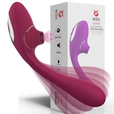 [THANH LÝ BỎ MẪU]Máy Massage Bú Mút Rung Tự Động 2 Đầu Dina