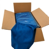 Khăn lau kính da cá kích thước 40x40 màu xanh