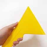 Gạt Film tam giác - Màu vàng, Cứng, Mỏng, To