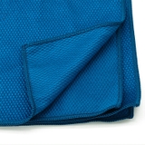 Khăn lau kính da cá kích thước 40x40 màu xanh