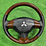 Bọc vô lăng vân gỗ