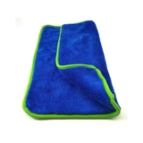 Khăn microfiber dày lau nội thất kích thước 40x60 màu xanh