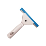 Bộ gạt tay cầm nhựa, lưỡi cao su xanh bọc kim loại 15cm