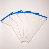 Gạt Film tam giác - Màu trắng, kẹp lưỡi cao su xanh