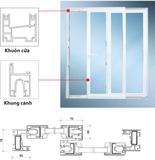 Cửa đi mở trượt