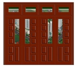 Cửa sắt màu vân gỗ