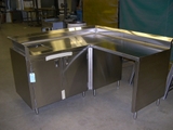 Gia công quầy tủ inox